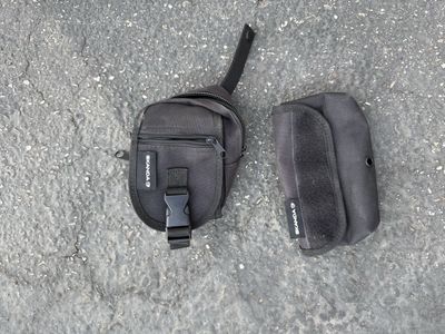 Skanda Black Nylon Pouch with Belt Clip - Versatile Utility Bag