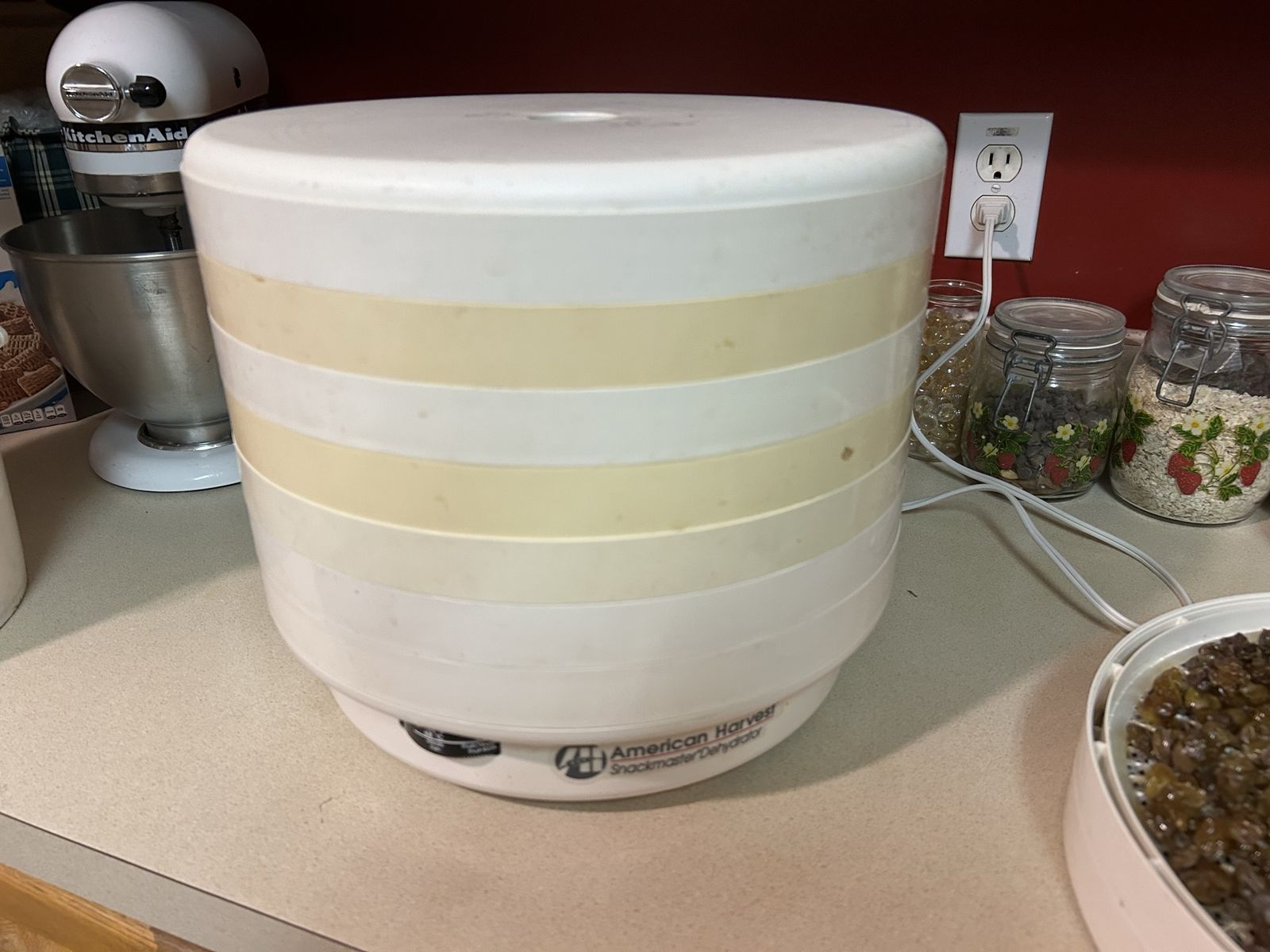 American Harvest Snackmaster Dehydrator White 5-Tray Food Dehydrator