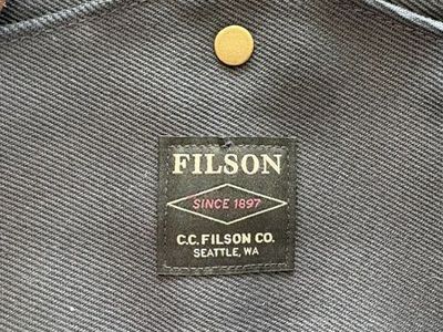 Filson Medium Rugged Twill Duffle Bag - Navy