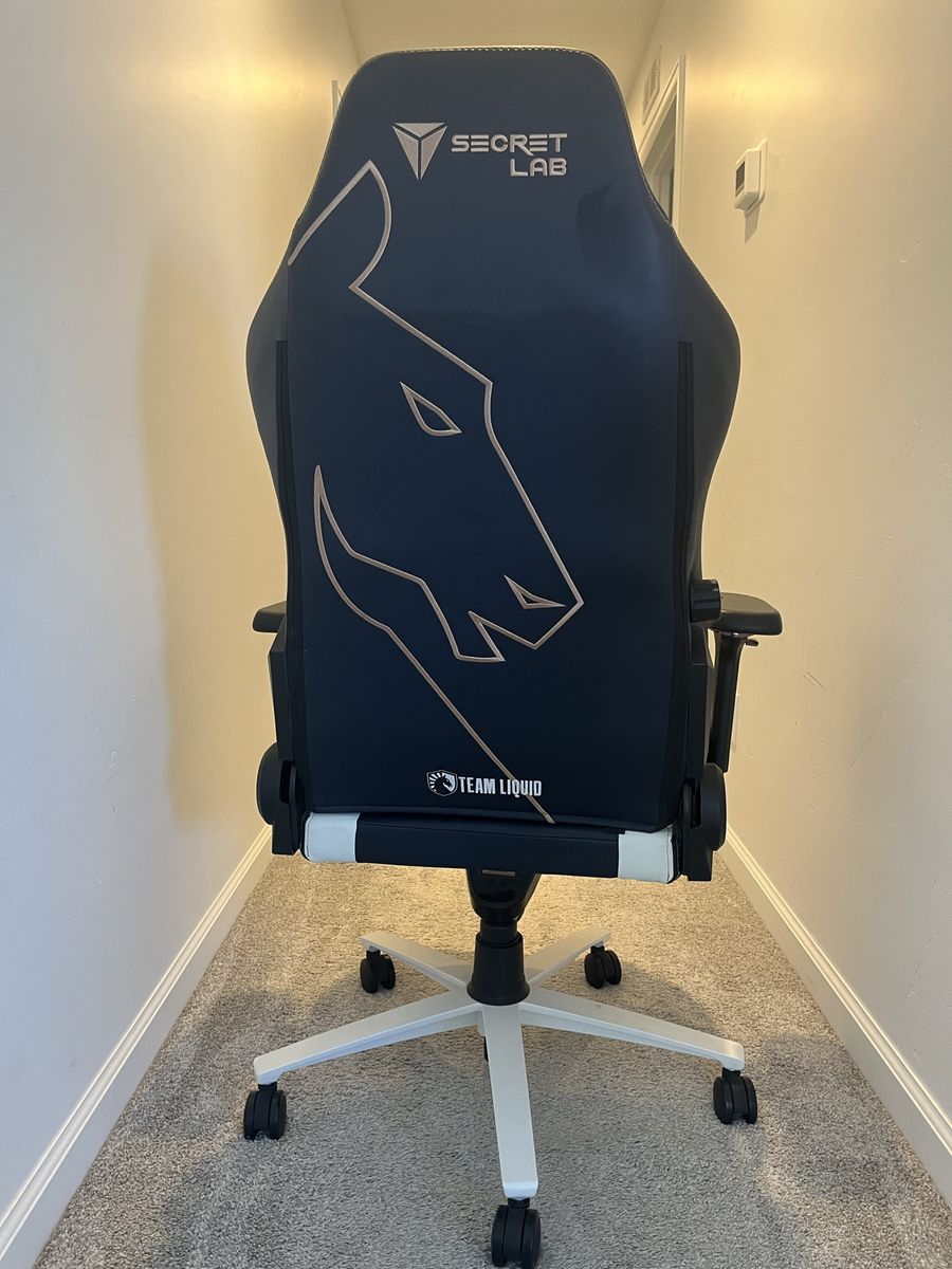 Secretlab Titan Team Liquid Edition Gaming Chair - Black/White with adjustable armrests