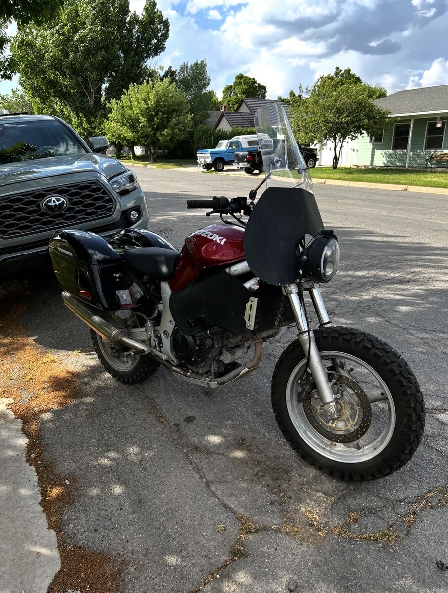 2001 Suzuki SV650 adventure touring motorcycle