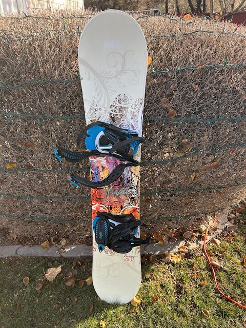 Snowboard with Bindings