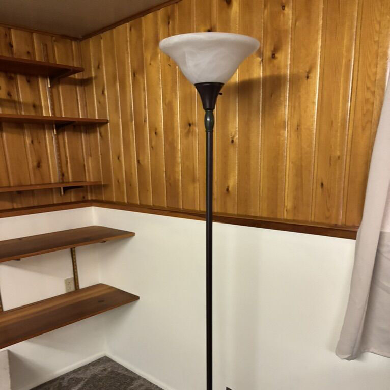 Three Torchiere Floor Lamps $25 Each