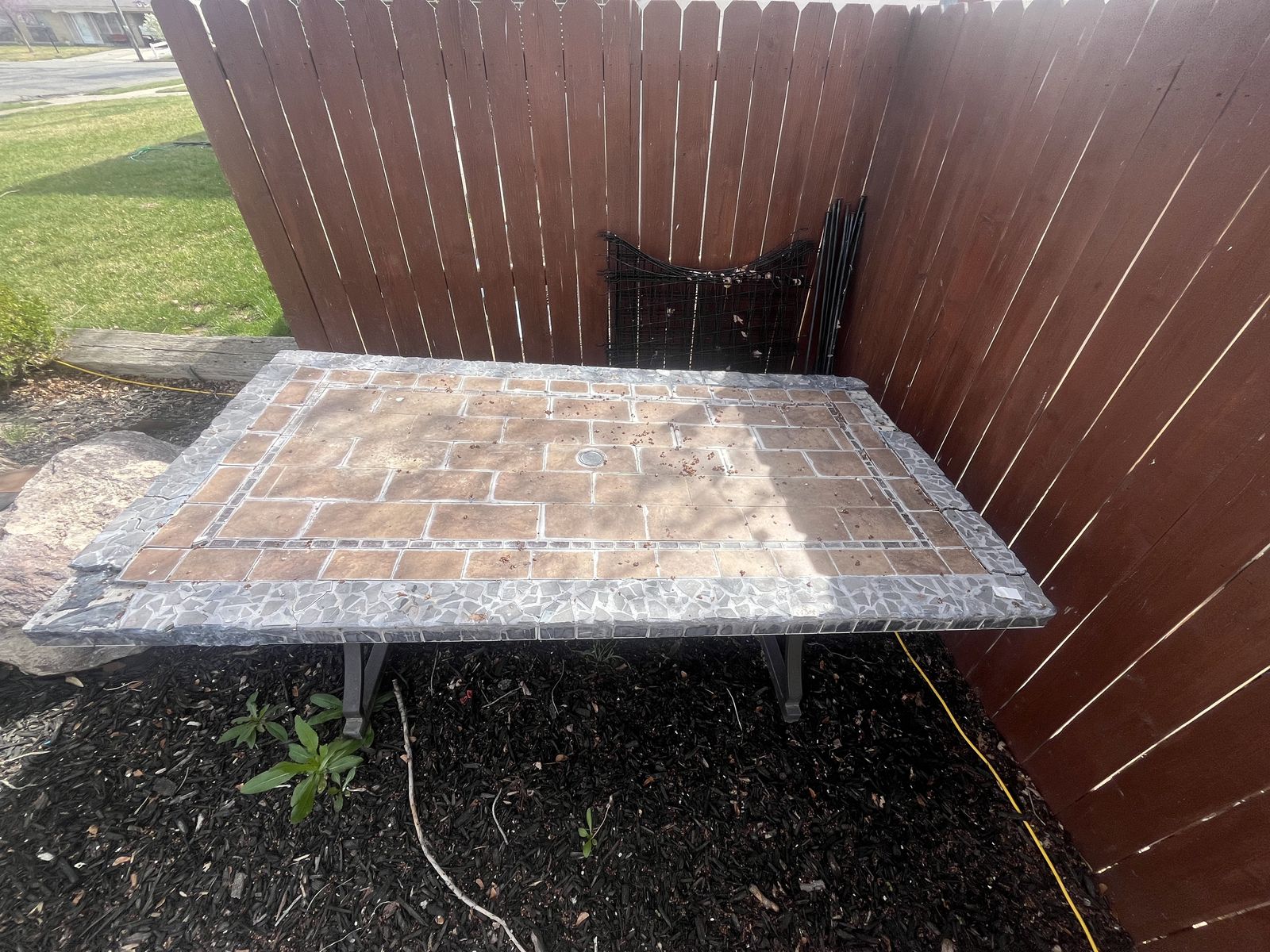 Outdoor Tile Table for Outdoor Patio Set