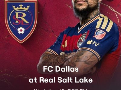 2 Tickets Real Salt Lake (RSL) vs FC Dallas Wed 8/19