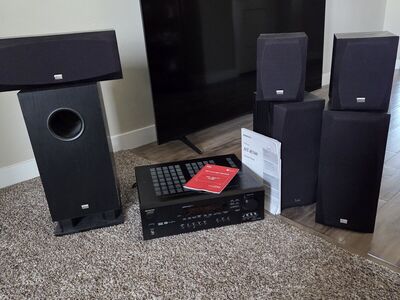 75" TV and Surround Sound System