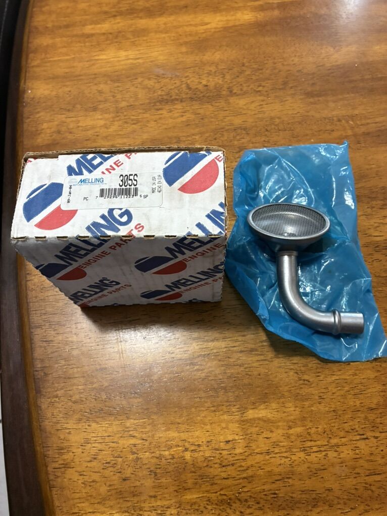 Melling 305S Oil Pump Pickup Stock BBC