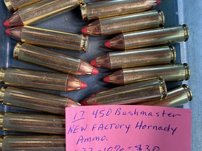 450 Bushmaster Ammo.