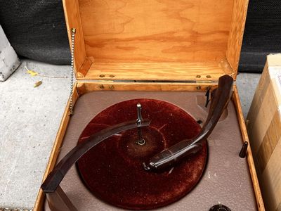 Vintage record player