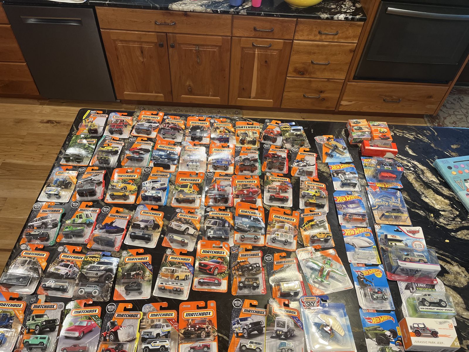 Matchbox and Hot Wheels Car Lot