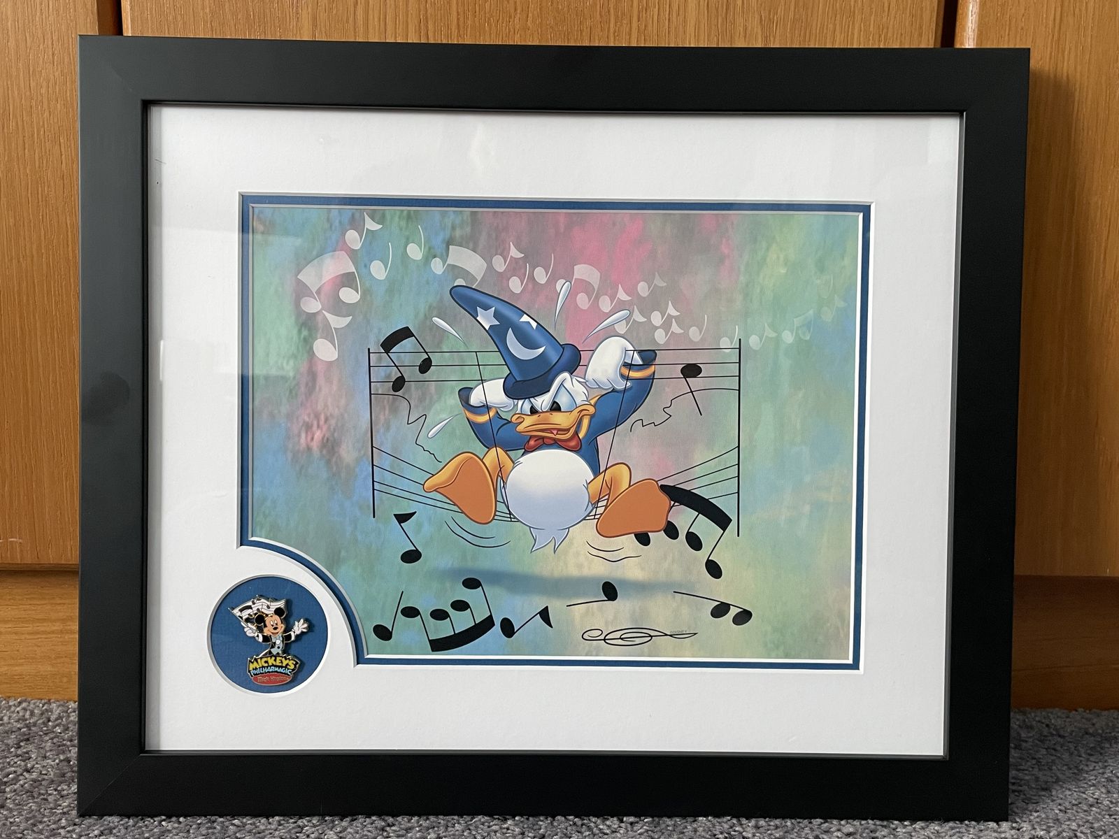 Disney Mickey’s Philharmagic Art Print Donald Duck Pin