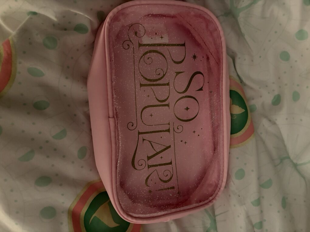 Glinda wicked makeup bag