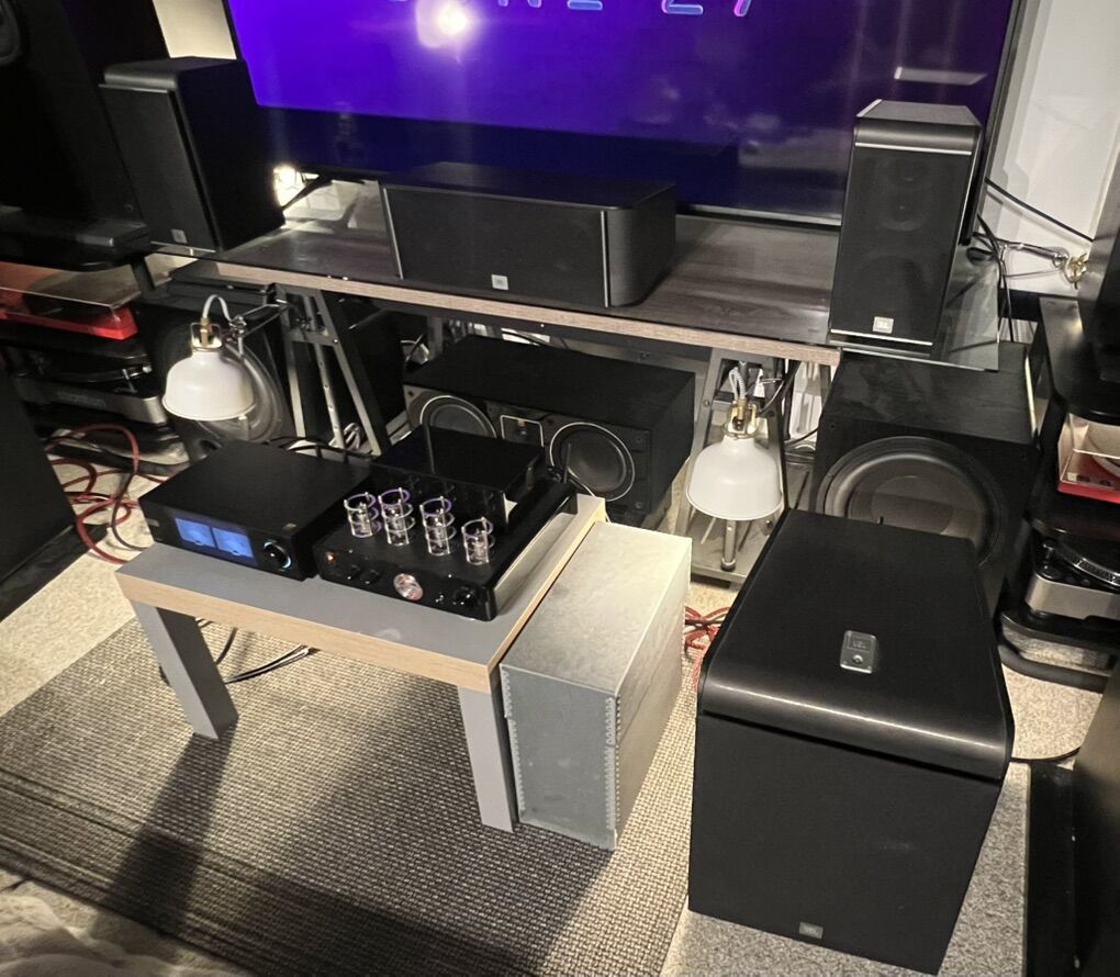JBL ES Home Theater Setup Speakers & Sub