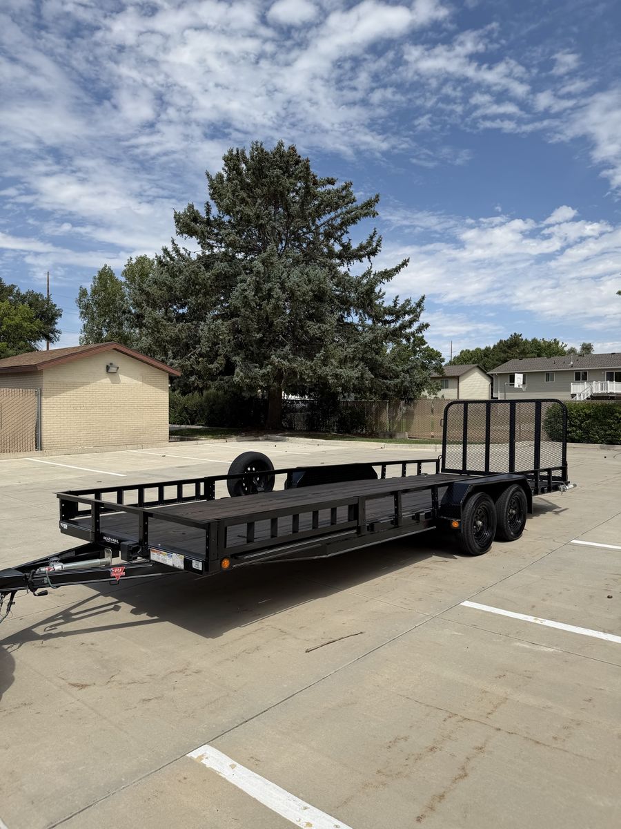 2022 7x22 PJ dual axle trailer