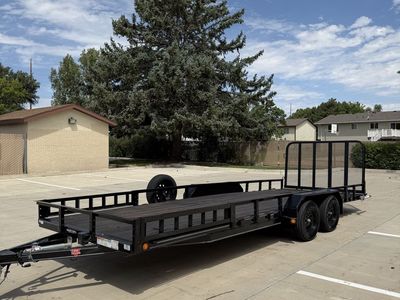 2022 7x22 PJ dual axle trailer