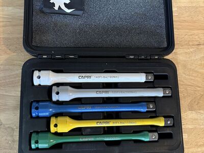 Capri 1/2" Drive Torque Limiting Extensions (Torque Sticks)