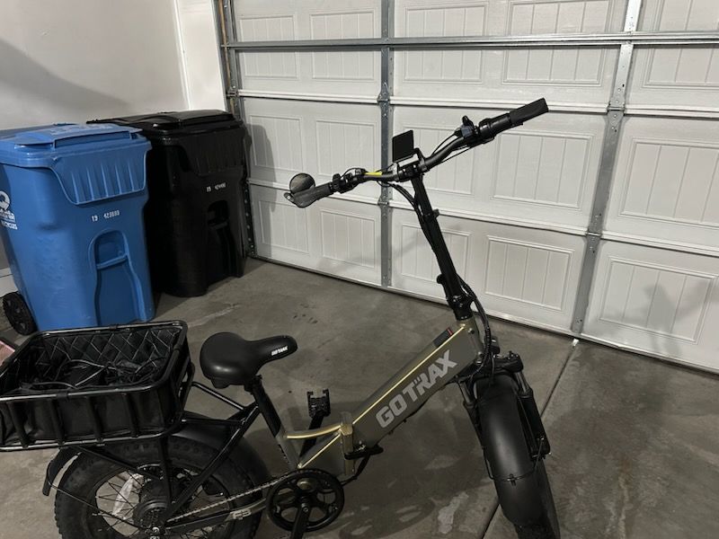 Gotrax Electric Bike E-Bike with Rear Basket and Charger