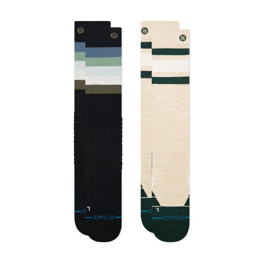 STANCE Maliboo Mid Wool Snow Socks 2-Pack - Multi