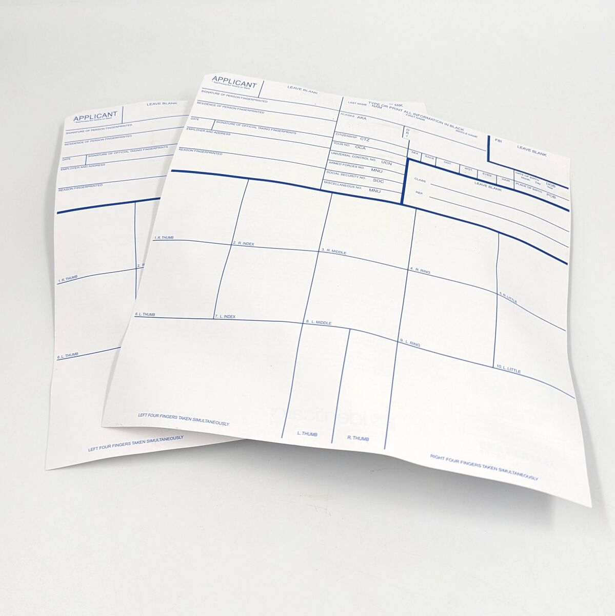 Finger Printing Application with Ink Pads Set of 2