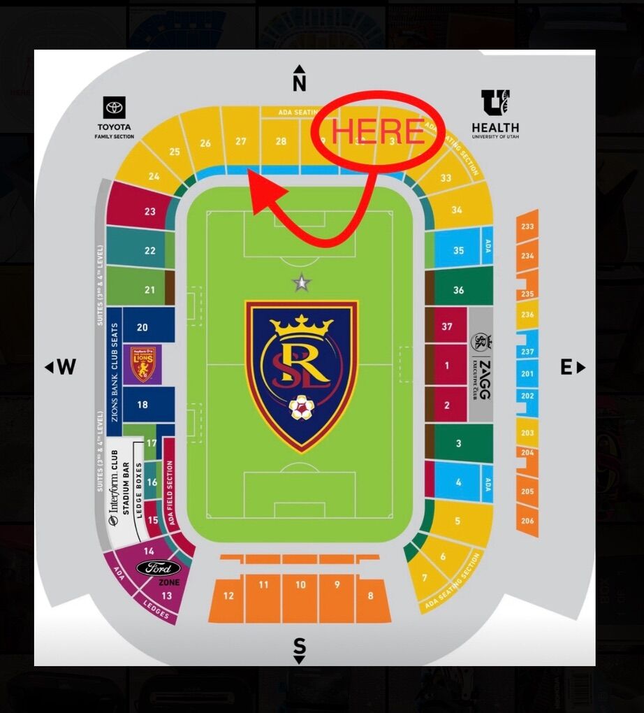 Real Salt Lake vs Inter Miami - 2nd Row