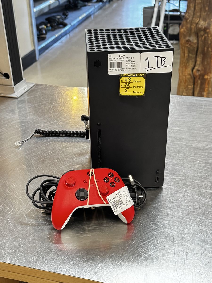Microsoft Xbox Series X 1TB Console with Red Controller