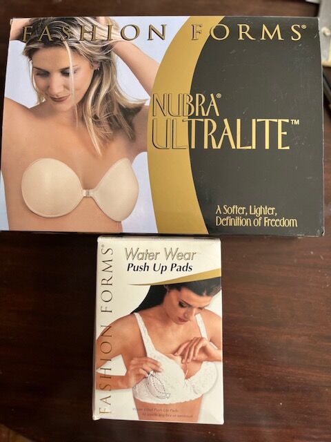 NEW Strapless/Backless Bra and NEW Water Wear Push Up Pads