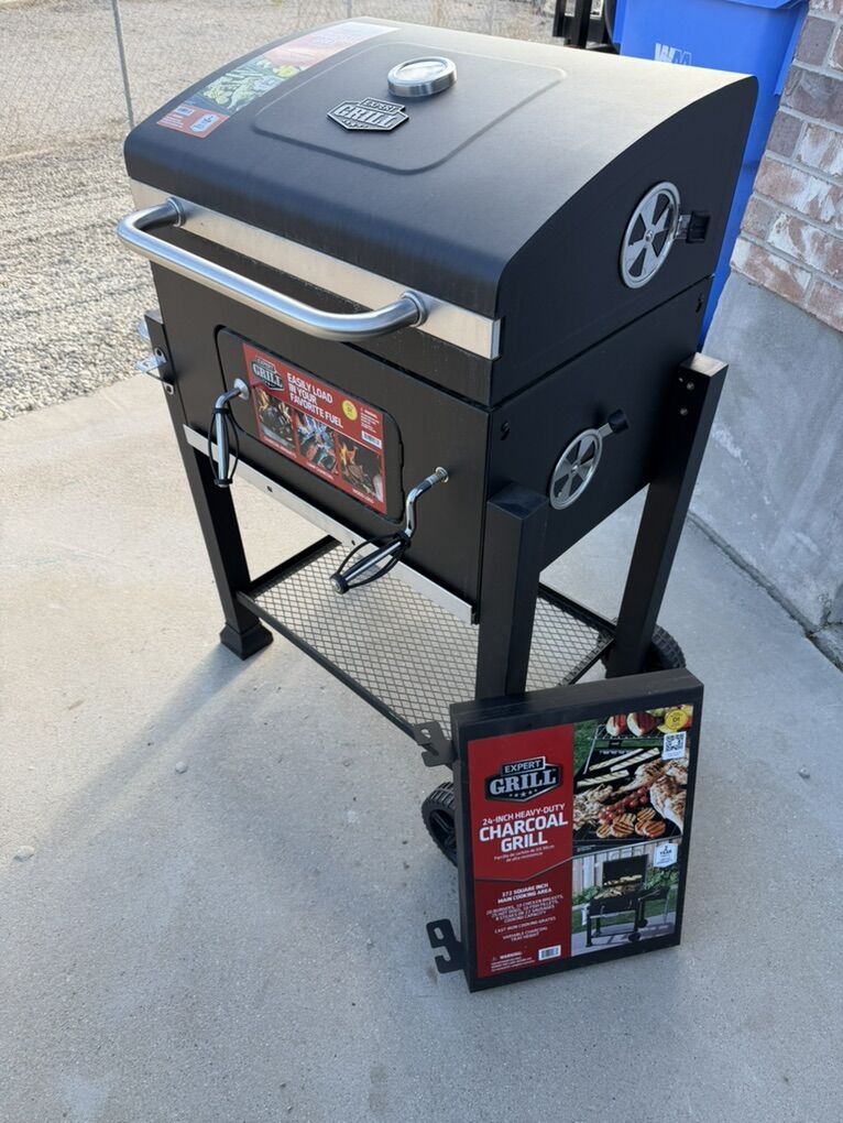 NEW 24 Expert Grill Charcoal Grill