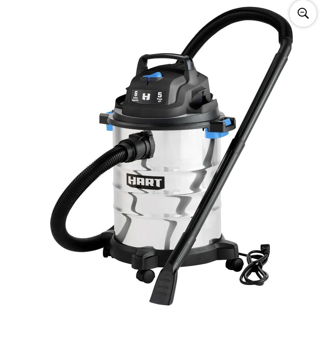 6 Gallon Stainless Steel Wet/Dry Vac