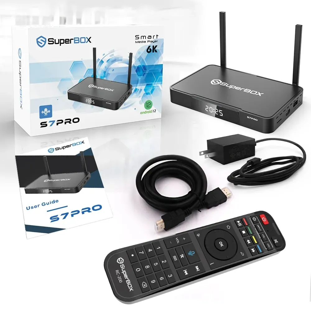 SuperBOX S7PRO 32GB 6K Smart Media Player