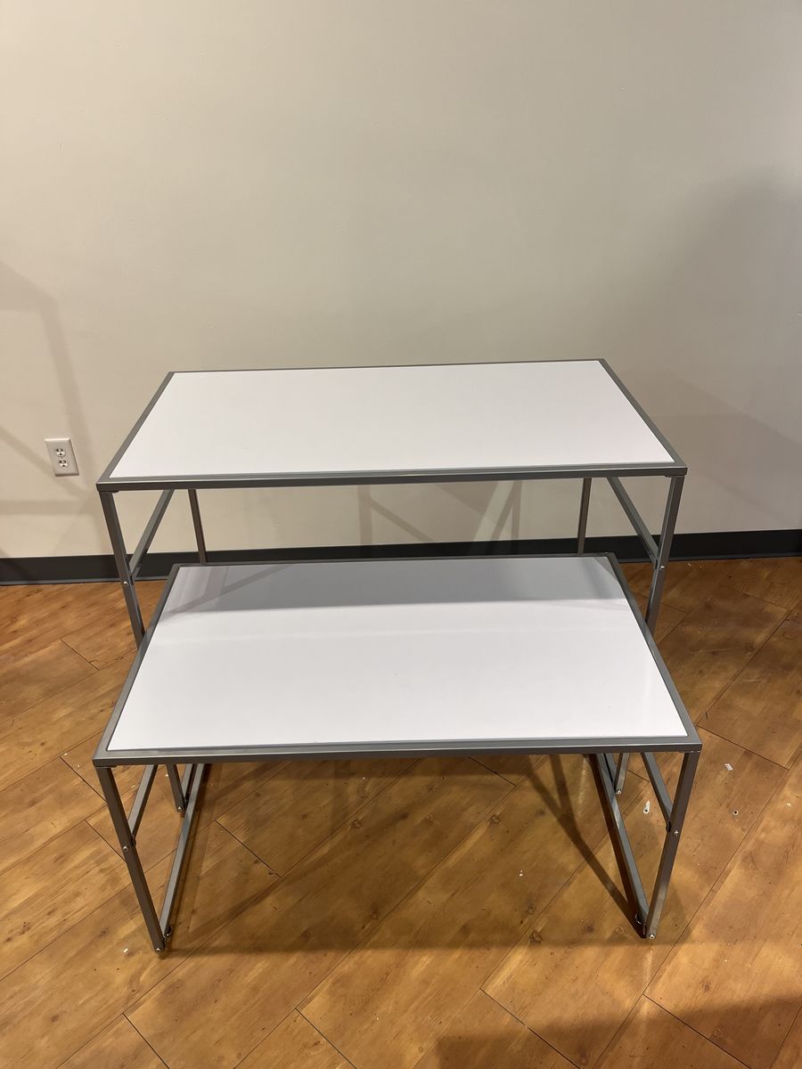 White Nesting Tables