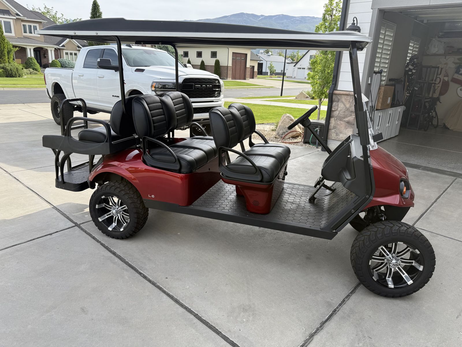 2020 EZGO L6 Golf Cart – 6 Passenger – Lifted- Excellent Condition