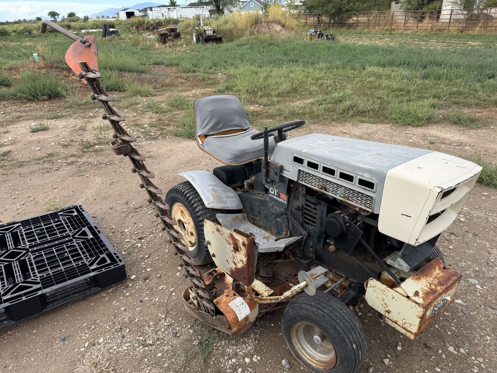 Sears suburban Haban sickle bar mower for garden tractor.
