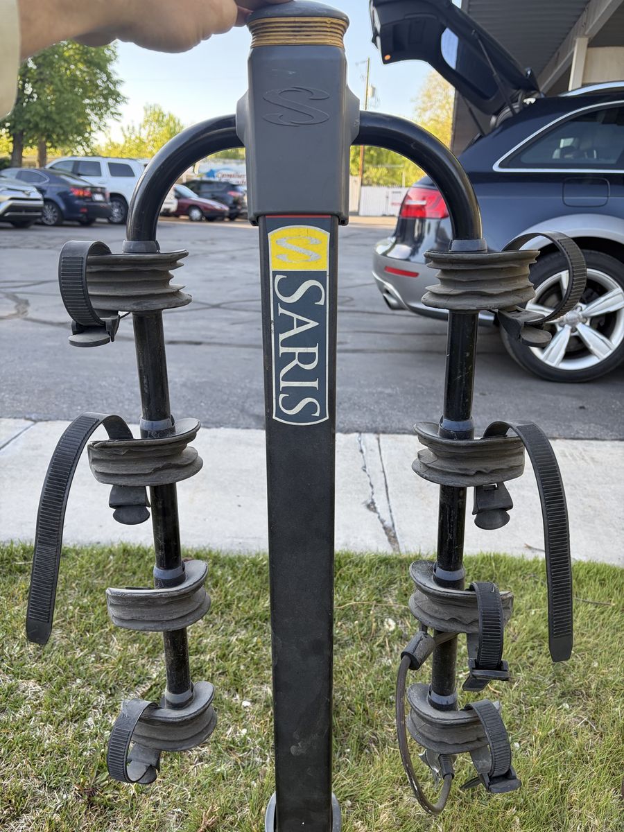 Heavy duty mountain bike rack