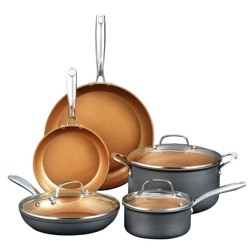 Gotham Steel Pro 8-Piece Non-Stick Cookware Set 1559053 #84466