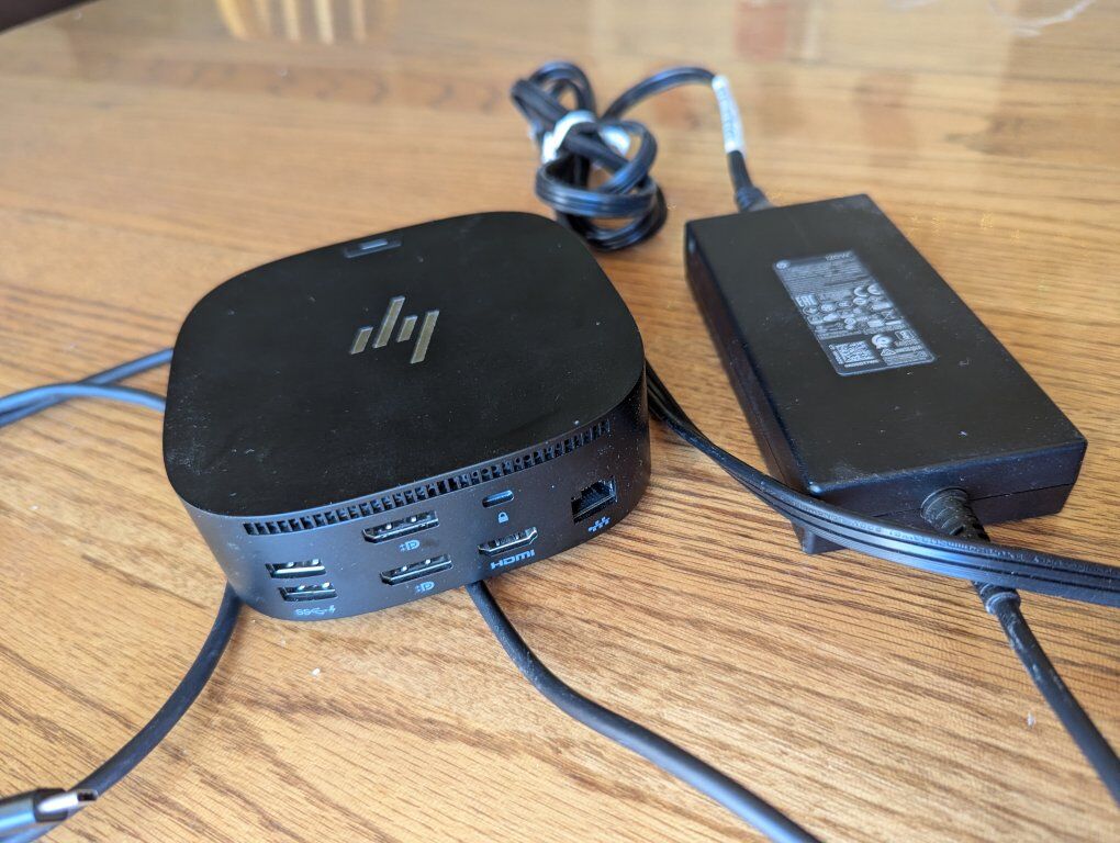 HP docking station - display link 4K