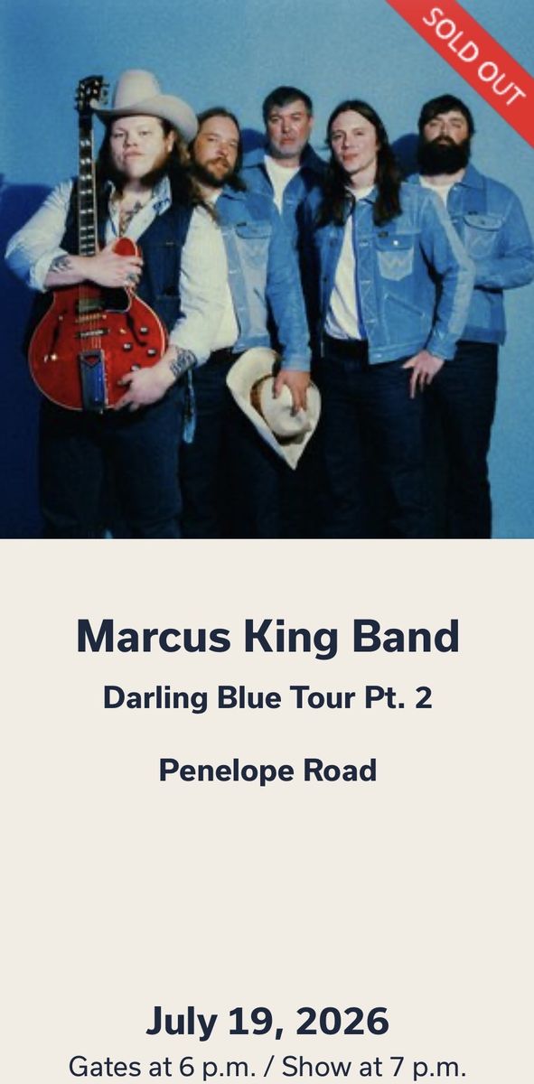 3x Marcus King Band Tickets - Red Butte Gardens - July 19, 2026 - SOLD OUT Show
