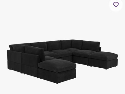 Arvill Corduroy U-Shaped Sectional