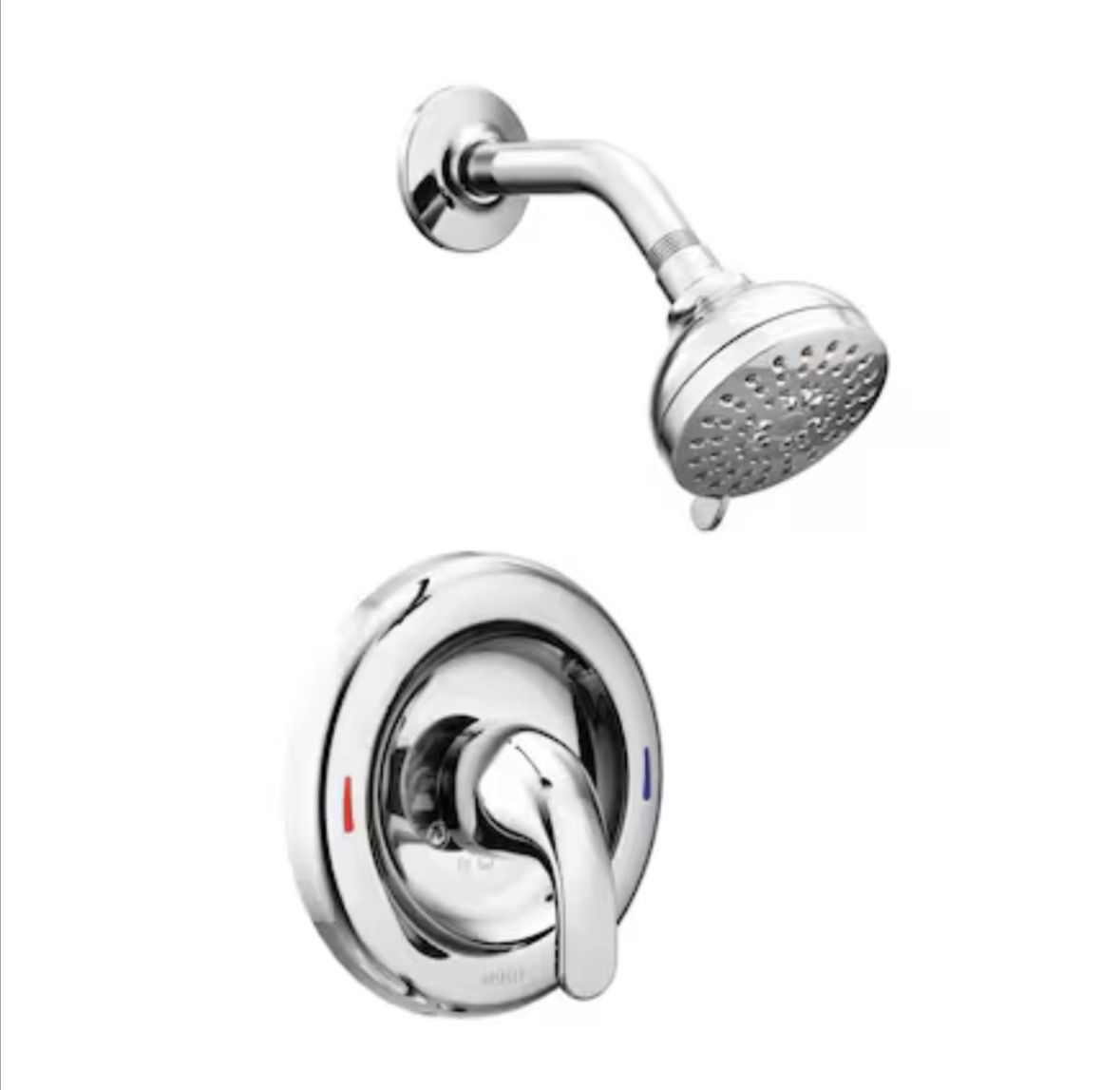 Moen Adler Chrome 1-handle Multi-function 3.5-in Round Shower Faucet