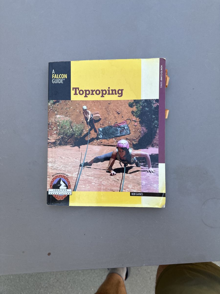 Toproping climbing book