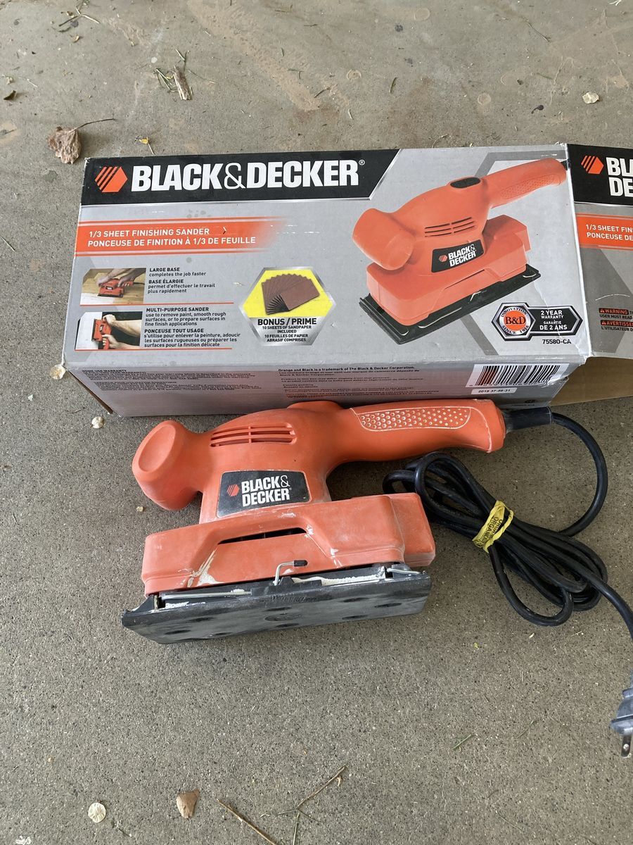 Sander, Black & Decker