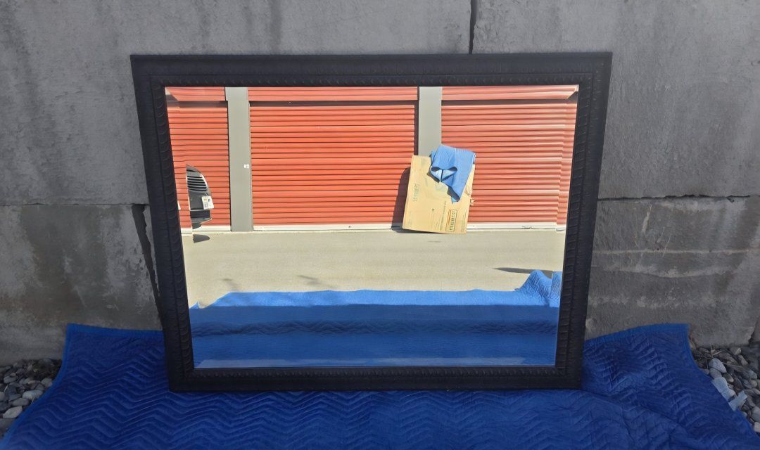 Large Ornate Framed Wall Mirror