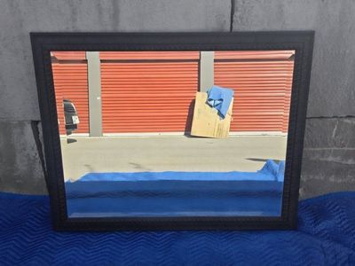 Large Ornate Framed Wall Mirror