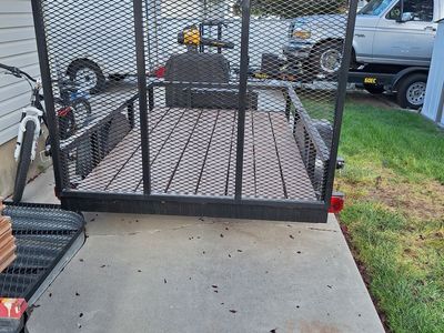 5x8 single axle trailer