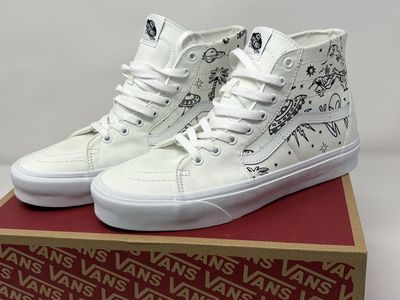 Vans Sk8-Hi Tapered White Size 10 – New w/ Box