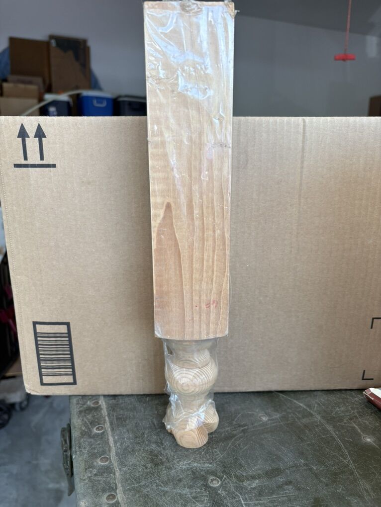 Wood Legs For Stool Or Automan