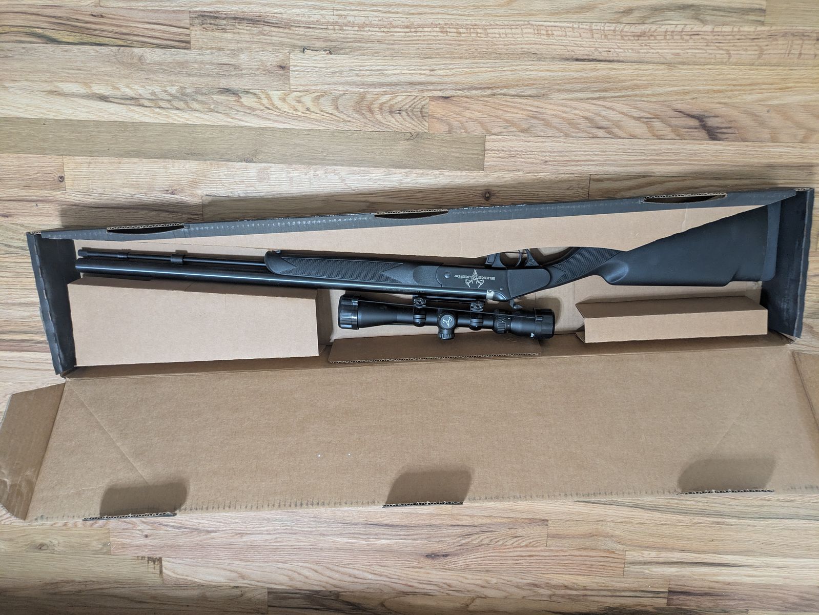 Buckstalker XT 50 cal with scope.