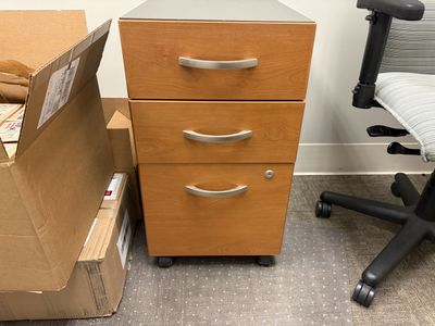 Small filing cabinet