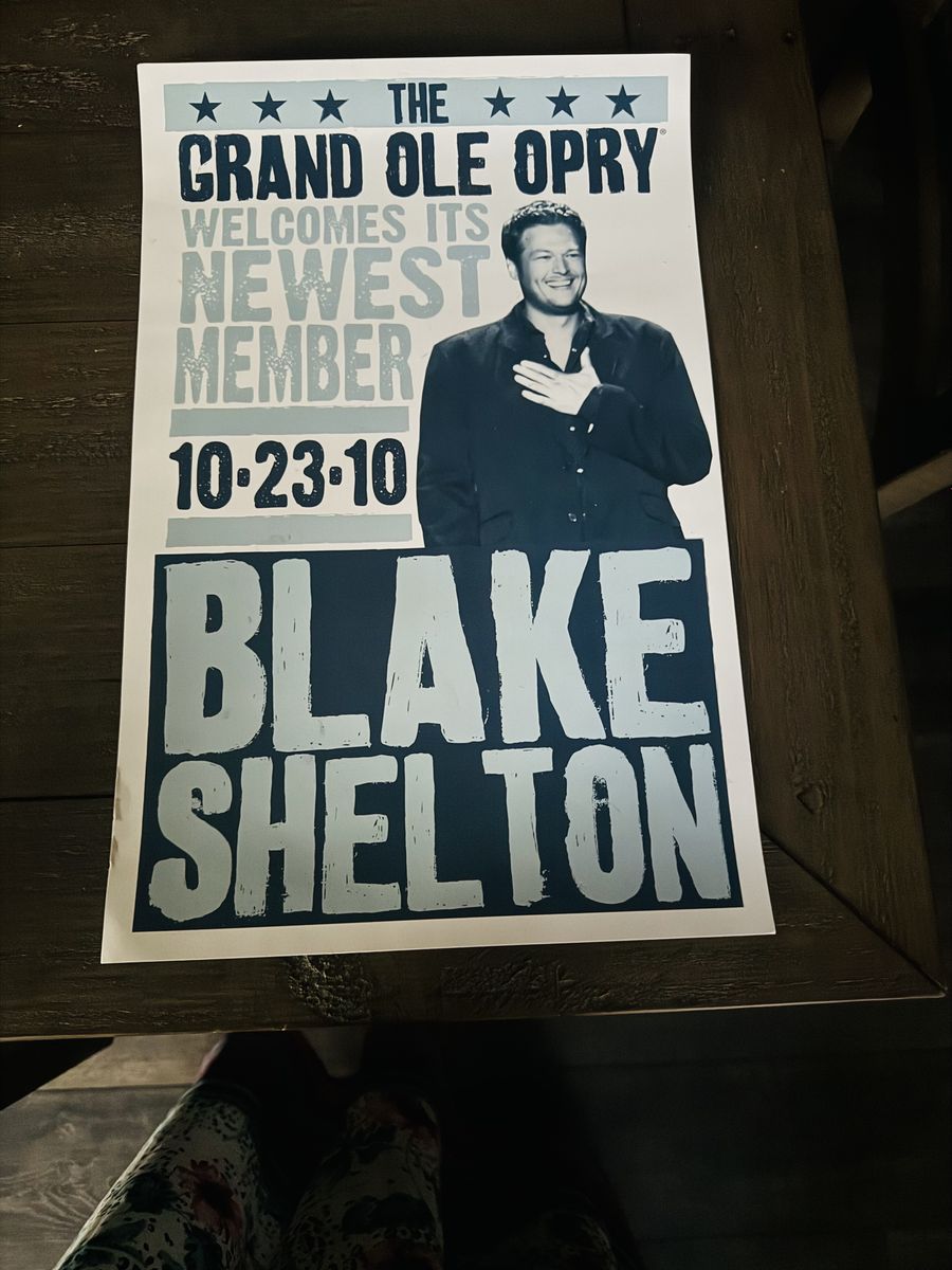 Country Singer Posters from the Grand Ole Opry