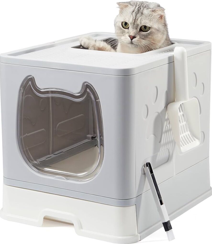 New Folding Cat Kitten Litter Box