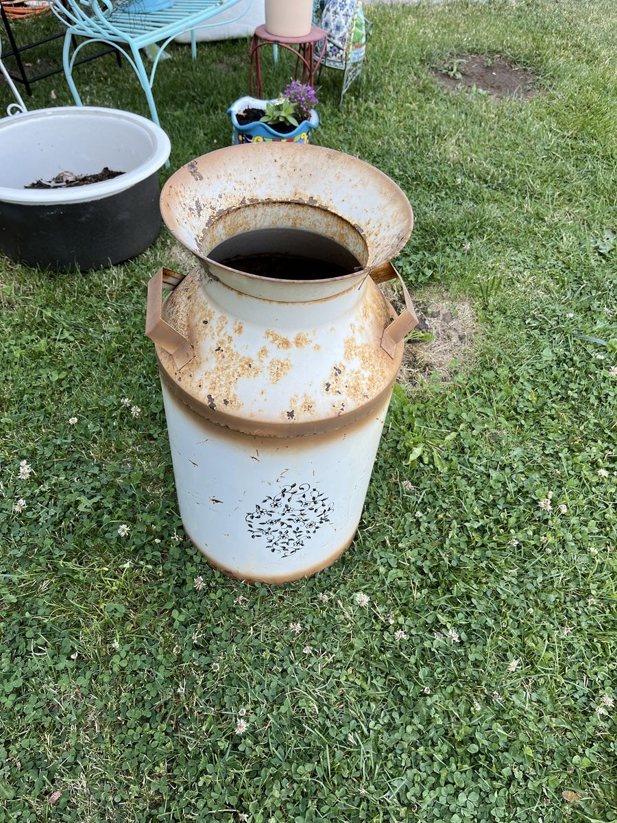 Vintage milk container